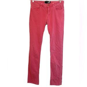 Love Moschino Pants Womens 28 Pink distressed casual day Stretch Denim Jeans